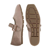 AYANO Beige Driving Sole Mary Jane