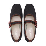 AYANO Dark Brown Driving Sole Mary Jane