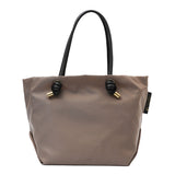 BIANCA-M TOTE BAG Taupe x Black