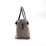 BIANCA-M TOTE BAG Dark Beige x Black