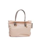 BIANCA-S 2 WAYS TOTE BAG Pink Beige x Taupe