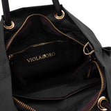 BIANCA-S 2 WAYS TOTE BAG Black x Kelly Green