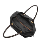 BIANCA-S 2 WAYS TOTE BAG Black x Kelly Green