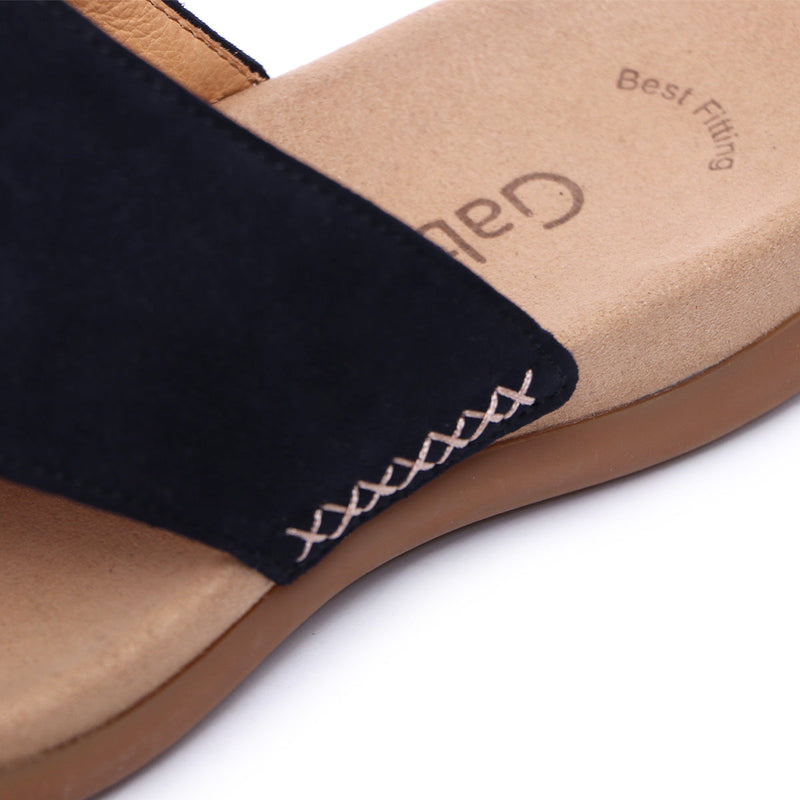 Beatus Black Support Sandals