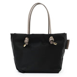 BIANCA-M TOTE BAG Black x Taupe