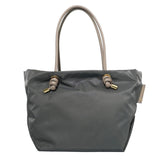 BIANCA-M TOTE BAG Charcoal x Taupe
