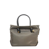 BIANCA-S 2 WAYS TOTE BAG Khaki x Black