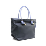 BIANCA-S 2 WAYS TOTE BAG Charcoal x Denim