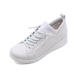 CORI Off White 2 Layers Soft Walking Sneakers