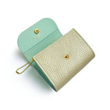 COTOCUL Metallic Mini Wallet Champagne Mint