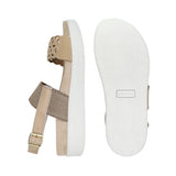 DORA Beige Wide Fit Sandals