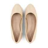 DORIS Beige Soft Walking Pumps