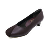 EMIKA Burgundy Balanced Heel Pumps