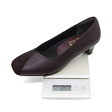 EMIKA Burgundy Balanced Heel Pumps
