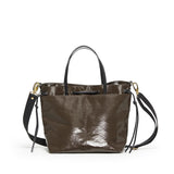 EMY LINEN TOTE Chestnut