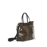 EMY LINEN TOTE Chestnut