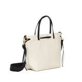 Emy Cream Linen Tote Bag