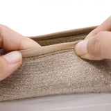 ESLIA Glitter Taupe Soft Walking Stretch Flats