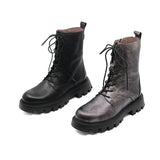 ESTREL Black WondersFly Leather Boots