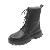 ESTREL Black WondersFly Leather Boots