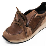 FRANKA Espresso Brown Bunion Fit Sneakers