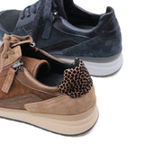 FRANKA Espresso Brown Bunion Fit Sneakers
