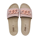 FINA Nude Pink Wide Fit Sandals