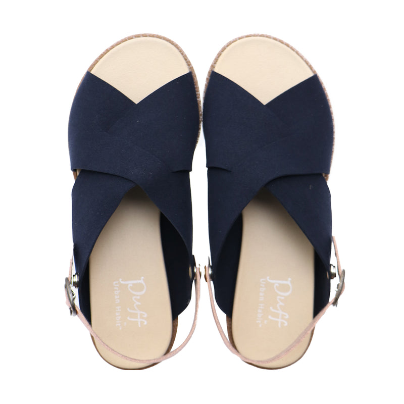 Fuwa Navy 2 Ways Soft Sandals