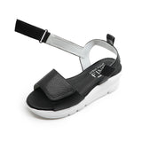 HINATA Black Soft Walking Sandals