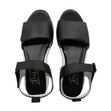 HINATA Black Soft Walking Sandals