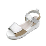 HINATA Silver Champagne Soft Walking Sandals