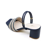 HARUMI Navy Stripe 2 Ways Soft Sandals