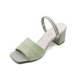 HARUMI Pastel Green 2 Ways Soft Sandals