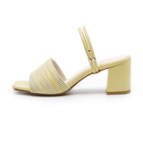HARUMI Pastel Yellow 2 Ways Soft Sandals