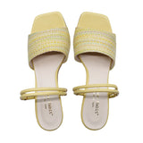 HARUMI Pastel Yellow 2 Ways Soft Sandals