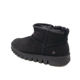 HIELA Black Soft Warm Leather Boots