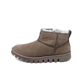HIELA Taupe Soft Warm Leather Boots