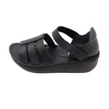 ISSE Black Airy Support Sandals