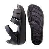 ISSE Black Airy Support Sandals