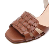 Itomi Brown Slim Fit Soft heels