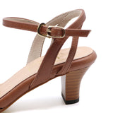 Itomi Brown Slim Fit Soft heels