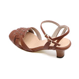 Itomi Brown Slim Fit Soft heels