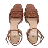 Itomi Brown Slim Fit Soft heels