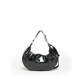 CHARLIE 2 WAYS EXTRA LIGHT HALF-MOON BAG Black