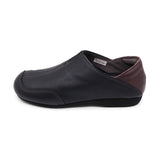 JAY2 Black Combi Soft Walking Slip-Ons