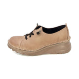 Kazu Camel Ultra Light and Wide Fit Sneakers