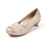 KIHIN Pearl Beige Soft Walking Pumps
