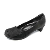 KIHIN Black Soft Walking Pumps