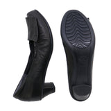 KIHIN Black Soft Walking Pumps