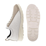 KIRA Taupe Glitter Ultra Light & Wide Fit Sneakers